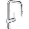 Grohe Minta 32 322 002 Miscelatore monocomando cucina con doccetta estraibile a due getti finitura Cromo - 32322002