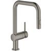 Grohe Minta 32 322 AL2 Miscelatore monocomando cucina con doccetta estraibile a due getti finitura Antracite - Grigio antracite spazzolato - 32322AL2
