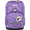 ergobag flex zaino per la scuola elementare, flessibile, ergonomico, leggero, 23 litri, per bambine e bambini PonyBearadise - Lavanda