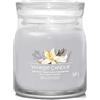 Yankee Candle Smoked Vanilla & Cashmere Signature Media d Vanilla & Cashmere Signature Candela Profumata Giara Signature