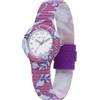 HIP HOP Orologio Donna, Bracciale in Silicone Con Tessuto, Cassa 32 cm