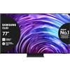 Samsung TV QE77S95DATXZT OLED 4K, Smart TV 77 Processore NQ8 AI Gen2, Infinity One, DVBT-2, Q-Symphony & Dolby Atmos, compatibile con Bixby, Alexa e Google Assistant, Graphite Black 2024