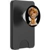 Student Reader Teacher Theme Library Gra Alato Ragazza Aperto Libro Lettura Libro Amante Grafica Angelo Bambino PopSockets PopWallet per MagSafe