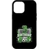 Kids Football Soccer Birthday Boy Appare Custodia per iPhone 12 Pro Max Rete da calcio per 3° compleanno, 3 anni, tema calcio
