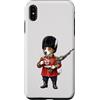 Dogs & Coffee Designs Custodia per iPhone XS Max Jack-Russel-Terrier - Cane London King's Guard Bandiera Inghilterra