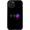 Pulse Chain Investors Crypto Trader Gift Custodia per iPhone 11 Pro Pulse Chain PLS Heartbeat Argento Crypto Trader Colori