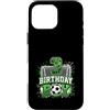 Kids Football Soccer Birthday Boy Appare Custodia per iPhone 16 Pro Max Rete da calcio per 3° compleanno, 3 anni, tema calcio