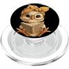 Teacher Student Reader Library Feathered Bambino Pulcino Piccolo Libro Lettura Bookworm Uccello Ritratto Grafi PopSockets PopGrip per MagSafe