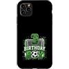 Kids Football Soccer Birthday Boy Appare Custodia per iPhone 11 Pro Max Rete da calcio per 3° compleanno, 3 anni, tema calcio