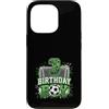 Kids Football Soccer Birthday Boy Appare Custodia per iPhone 13 Pro Rete da calcio per 3° compleanno, 3 anni, tema calcio