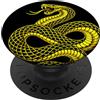 Urban Empyre Viper Snake Serpente Dorato Rettile Velenoso arrotolato PopSockets PopGrip Adesivo