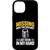Funny 10mm Socket Jokes & Auto Mechanics Custodia per iPhone 14 Missing Have You Seen Me 10MM Socket Car Guy Meccanico