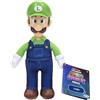 THE SUPER MARIO BROS. MOVIE Peluche gigante di Luigi del film Super Mario Galaxy (23 cm), con licenza ufficiale Jakks Pacific, peluche deluxe con testa scolpita, peluche da collezione Nintendo