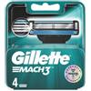 Gilette Mach3 Ricarica Pz 4 [Quantità minima 10 pezzi]