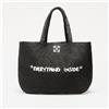 Off-White Borsa Off-White Jitney Tote Quote Black
