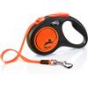 Flexi guinzaglio Neon S fettuccia 5m arancione