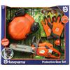 Husqvarna Motosega Giocattolo Husqvarna 550 XP Mark II Style Kit DPI Casco Guanti Occhiali