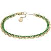 Fossil Bracciale donna in ottone con chiusura a moschettone a doppia catena