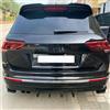 ONEWAY AUTO ACCESSORIES Oneway Spoiler da tetto (tappo) compatibile con Volkswagen Tiguan II R-Line 2016-2020 - Versione 2 - Nero lucido