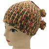Cappello per bimbi 9/12 mesi circ 45 in cotone a mano Uncinetto Multicolore X38