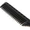 Cuque Pettine per parrucchieri Pettine per capelli Pettine per acconciature 8,5x1,1 pollici Pettine cavo 21,7x2,8 cm Strumenti per lo styling(Nero)