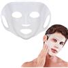 Cosysparks Maschere per il Viso, Maschera Viso Maschera in Silicone Viso per Uomo Donne Maschera Viso Silicone Riutilizzabile per Sheet Mask