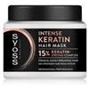 Schwarzkopf Syoss Intense Keratin Hair Mask for Fragile, Easy Breaking Hair with Keratin Strong Complex, Confezione da 1, 400 ml