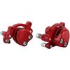 Akozon Pinza Freno a Disco, Coppia di Pastiglie Pinza Freno a Disco Anteriori Posteriori Heavy Duty Metal Fit per Mini Moto Cinese Kid ATV Quad 43 47 49 (rosso)