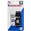 Wilson Fischietto con Cordino NBA Brass Whistle, Metallo, Prodotto Ufficiale NBA, Taglia Unica