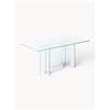 Westwing Collection Tavolo in vetro Anouk, 180 x 90 cm -