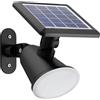 Philips Jivix Faretto Solare per Esterni, 1.4W, Sensore Crepuscolare, 2700K, IP44, Nero