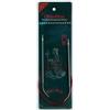 ChiaoGoo Red Circular 32-inch (81cm) Stainless Steel Knitting Needle; Size US 6 (4mm) 6032-6