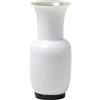 VENINI VASO OPALINO IN VETRO DI MURANO 706 SNOW, L - h 42 x l 20 cm, 3.5 kg