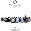 Tamashii Bracciale Pietra Tibetano Agata Oceano Tamashii Unisex 1 giro BHS900-31