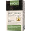 Bioclin bio colorist 3 castani sc kit composto da bio-colorist crema colorante cap 3 50ml+bio-colorist rilevatore crema 75ml+ biocolor protect maschera 10ml+ shampoo postcolore10ml