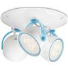 PHILIPS Lampada Applique da Parete o Soffitto Plaffoniera 3 Faretti Luce a LED Bianco