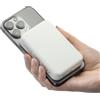 Powerbank con caricatore wireless 10000 mAh in ABS riciclato Meno personalizzate o neutre