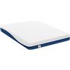 HOMCOM Materasso per 2 Persone con Imbottitura in Memory Foam al Tè Verde e Fodera Sfoderabile Lavabile, Durezza Media, 140x190 cm | Aosom Italy