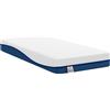 HOMCOM Materasso per 1 Persone con Imbottitura in Memory Foam al Tè Verde e Fodera Sfoderabile Lavabile, Durezza Media, 90x190 cm | Aosom Italy
