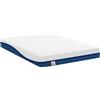 HOMCOM Materasso per 2 Persone con Imbottitura in Memory Foam al Tè Verde e Fodera Sfoderabile Lavabile, Durezza Media, 190x135 cm | Aosom Italy
