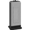 HOMCOM Termoventilatore Ceramico Elettrico 2000W con Oscillazione, Termostato Regolabile e 3 Modalità, 18x15x40,5 cm, Nero | Aosom Italy