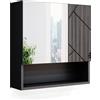 VICCO Specchio contenitore bagno Vicco Irma Antracite lucido 54 x 55 cm, Model 34520