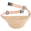 Amosfun Tracolla Estivo in Paglia Imitazione, Borsa Da Spiaggia Unisex Crossbody 1pc, Design Elegante E Pratico, Ideale Per Vacanze E Attività All'Aperto, 31x16x2cm