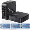 Blackview MP100 Pro Mini PC Intel 12th I3 16GB DDR4 512GB SSD Win 11 Pro WiFi 6