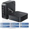 Blackview MP100 Pro Mini PC Intel 12th I5-12450H 16GB+512GB Win11Pro Max 4,4 GHz