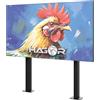 Hagor CPS Floor-to-Wall Moto 86 - 110″ Sistema per il montaggio a pavimento o a parete con regolazione elettrica dell'altezza per display da 86 a 110.