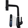 BEITH Rubinetto Lavello Cucina a Cascata, Rubinetto Cucina con Doccetta Estraibile, Display Digitale a LED, 3 modalità Miscelatore Cucina, Rotazione di 360°, 59A Tutto Rame, Anti Corrosivo, Durevole