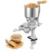 VEVOR Mulino per Cereali Manuale con Tramoggia Grande, Macinino a Mano per Spezie Cereali Chicchi di Caffè, Grano, Noci da Cucina, Montaggio da Tavolo con Morsetto in Ghisa, Mulino per Mais Grano