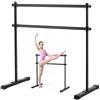 VEVOR Sbarra da Danza Classica, Doppia Sbarre da Danza per Stretching Classica Indipendenti, da Palestra Anti-oscillazione Regolabile in Altezza, Allenamento di Equilibrio, 1315 x 678 x 1230 mm