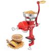 VEVOR Mulino per Cereali Manuale con Tramoggia Bassa, Macinino a Mano per Spezie Grano, Noci da Cucina, Montaggio da Tavolo con Morsetto in Ghisa, Mulino Grano Mais con Coperchio Antipolvere